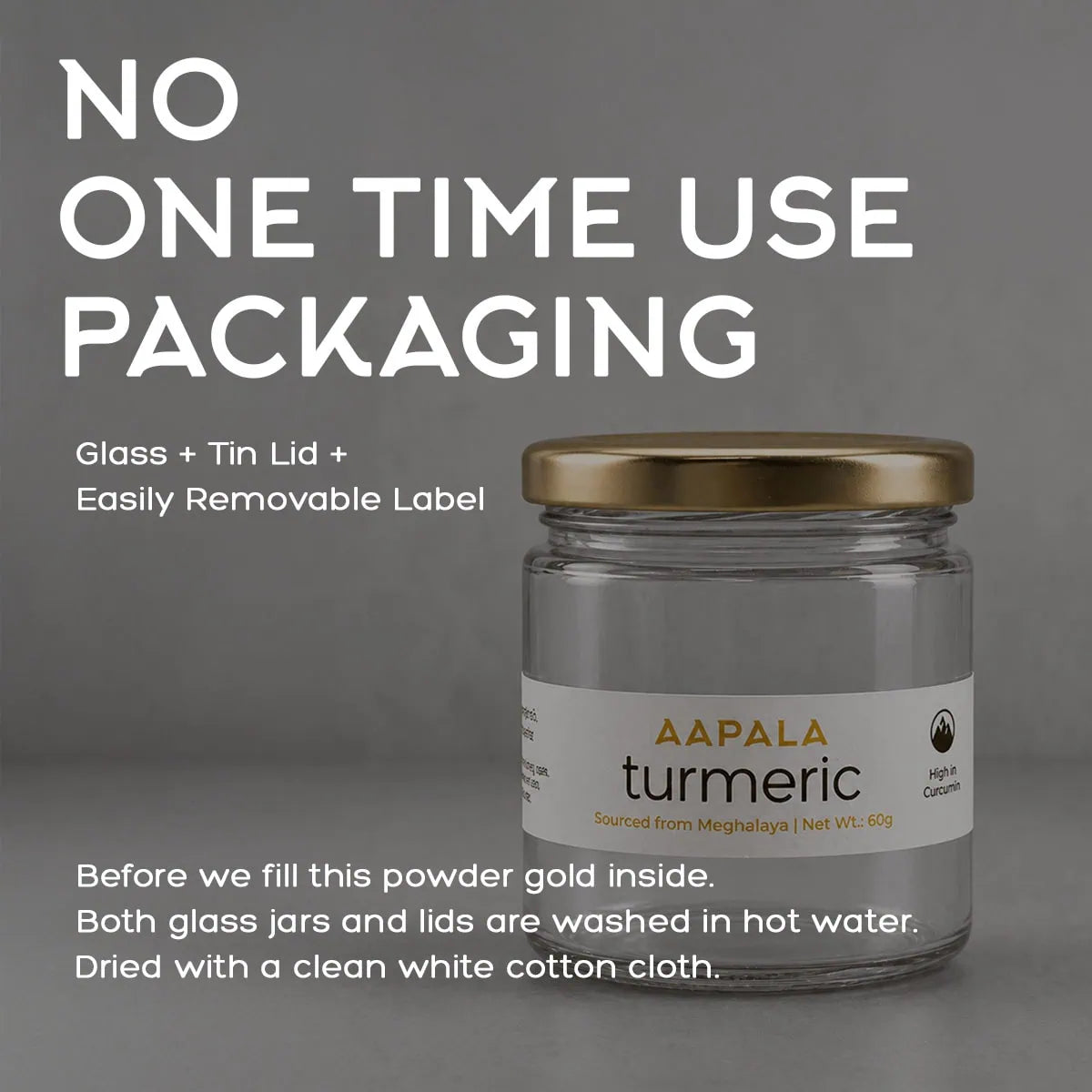Lakadong Turmeric | Aapala Premium packing